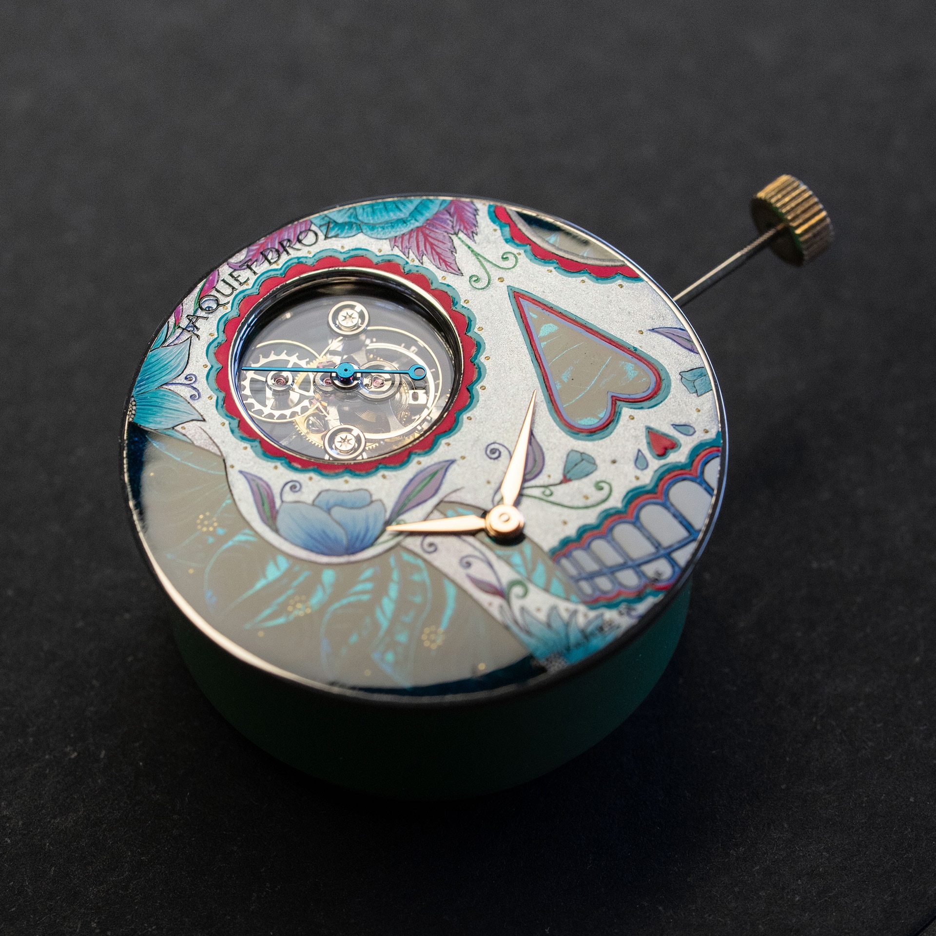 Tourbillon Skelet Red Gold - Catrina Skull