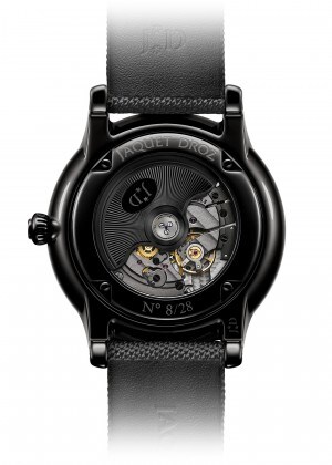 grande seconde power reserve ceramic clous de paris jaquet droz