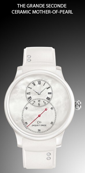 THE GRANDE SECONDE CERAMIC MOTHER-OF-PEARL