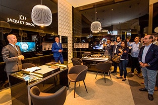 JAQUET DROZ UNVEILS ITS 2019 NOVELTIES AT DUBAI MALL
