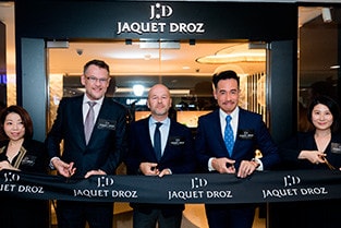 JAQUET DROZ CELEBRATES THE OPENING OF ITS NEW BOUTIQUE IN HARBOUR CITY, HONG KONG