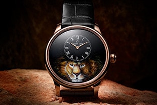 JAQUET DROZ UNLEASHES THE LION IN A SERIES OF 28 ONE-OF-A-KIND ATELIERS D’ART PIECES