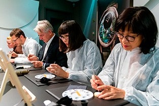 Jaquet Droz, Painting Workshop at Beyer Watch & Jewellery