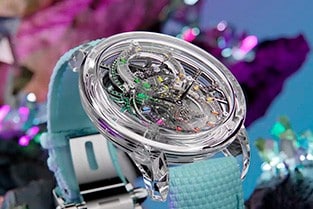 Jaquet Droz, Tourbillon Skelet Sapphire - Rainbow Set, Ambiance