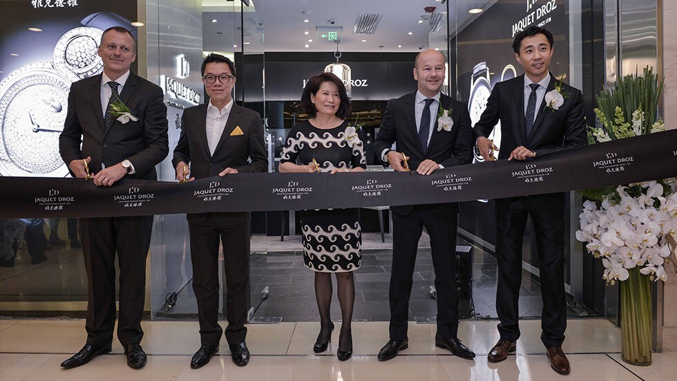 Jaquet Droz Boutique opening at Beijing Oriental Plaza