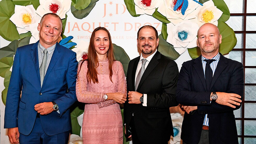 Jaquet Droz, 2019 Novelties, Singapore Presentation, Hosts Photo Call