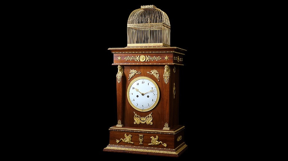 INSIGHTS FROM THE EXPERTS WORKING ON THE RESTORATION OF THE SINGING BIRD PENDULUM CLOCK BY PIERRE JAQUET-DROZ