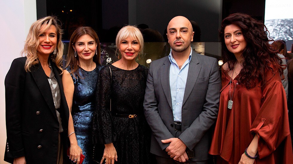 Jaquet Droz, collaboration with Italdizain, Azerbaijan, Gustes Photocall