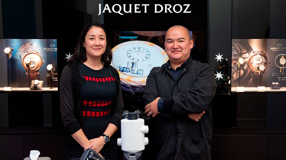 Jaquet Droz, collaboration with Italdizain, Azerbaijan, Jaquet Droz Representative and Artist