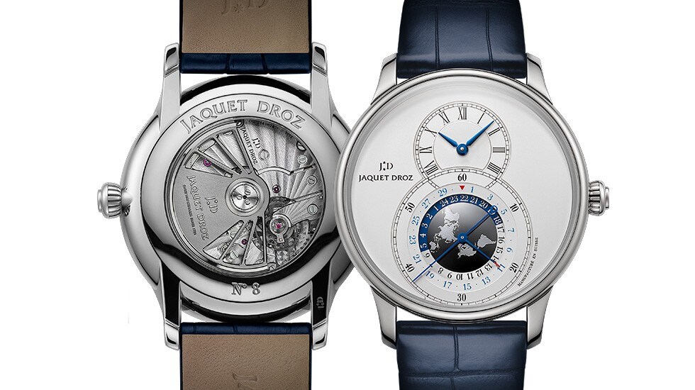 Jaquet Droz, Equire Best Wathes Award, Grande Seconde Dual Time, Front Back