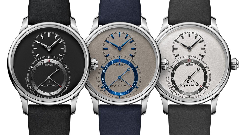 Jaquet Droz, Grande Seconde Quantieme, J007020351 J007020350 J007020349, Front