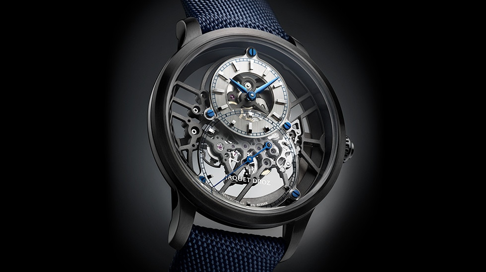 Jaquet Droz, New 2019 Collection Preview, Grande Seconde Skelet-One Ceramic