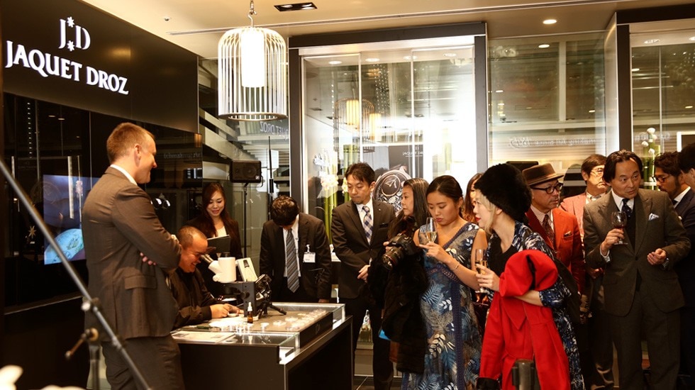 JAQUET DROZ AND GLASHÜTTE ORIGINAL OPEN THEIR SECOND JOINT BOUTIQUE IN TOKYO
