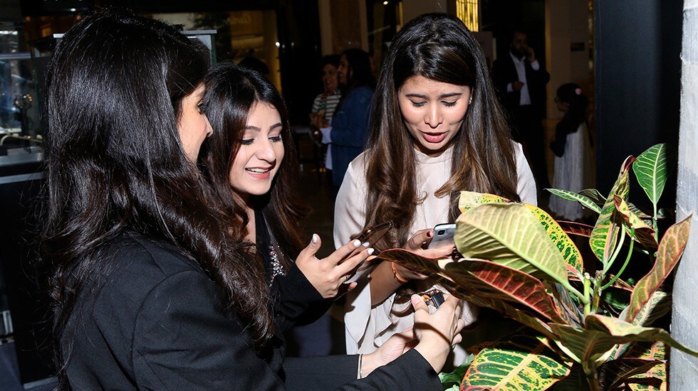 Jaquet Droz and Johnson Watch Company, Special cocktail in New Delhi, Guests Reviewing Pieces