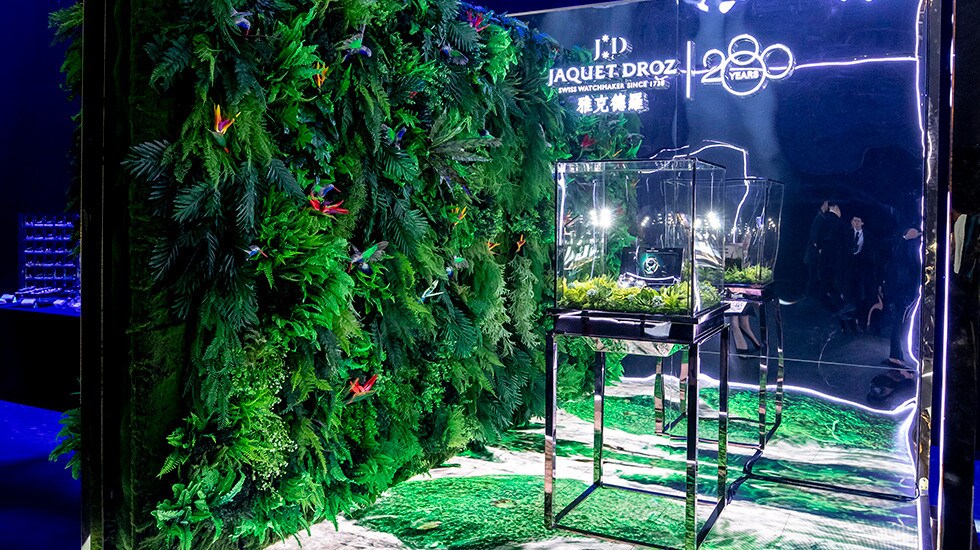 JAQUET DROZ AT DFS MASTERS OF TIME EXHIBITION 2018, Stand