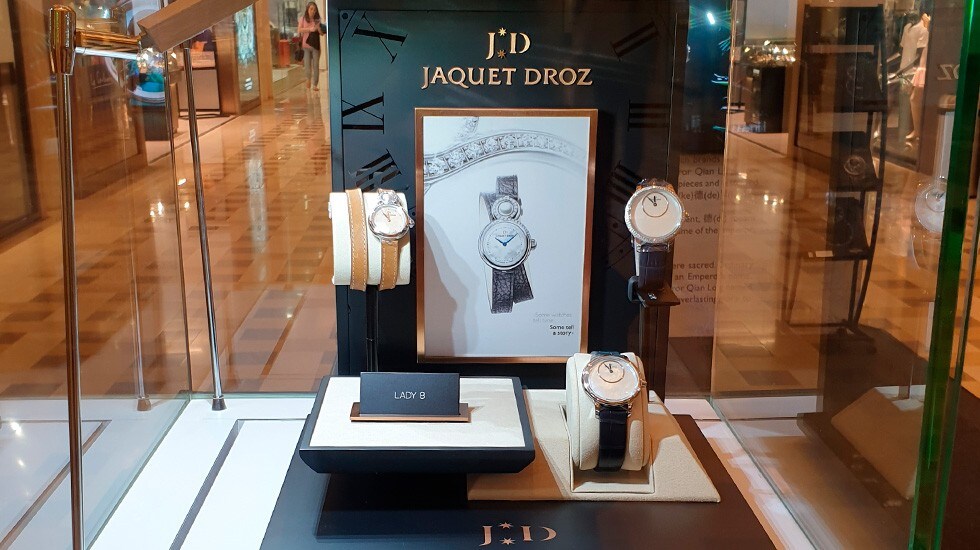 Jaquet Droz, Marina Bay Sands Pop-Up Exhibition, Mother Of Peral Pieces Showcase