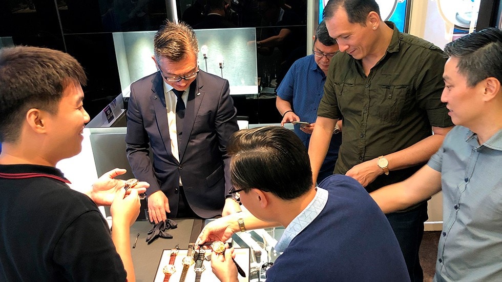 Jaquet Droz, Marina Bay Sands Pop-Up Exhibition, Piece presentation