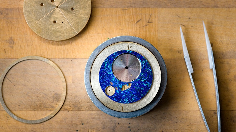 Jaquet Droz, Mineral Workshop, Finished Opal Dial