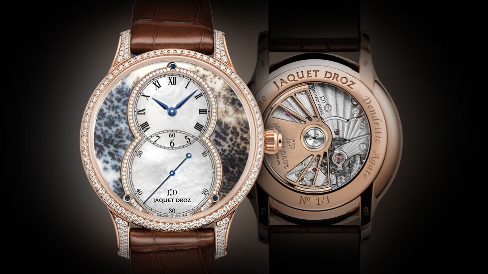 Jaquet Droz, J014013374, Grande Seconde, Dendritic Agate