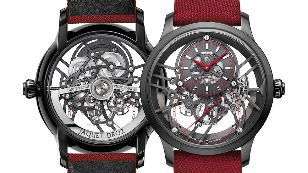 Jaquet Droz, Only Watch 2019, Grande Second Skelet-One Ceramic, Front Back, J003525543