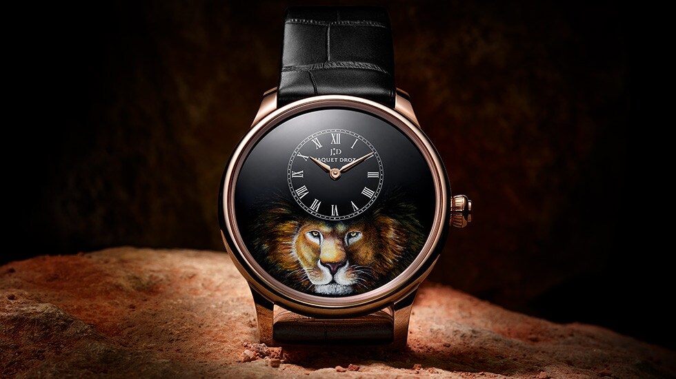 JAQUET DROZ UNLEASHES THE LION IN A SERIES OF 28 ONE-OF-A-KIND ATELIERS D’ART PIECES
