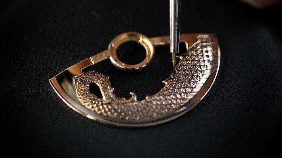 Jaquet Droz, Petite Heure Minute Dragon, John Howe, J005123207, Workshop, Oscillating Weight