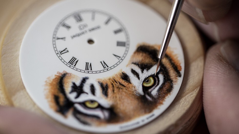 Jaquet Droz, Petite Heure Minute Tiger, J005033331, Workshop