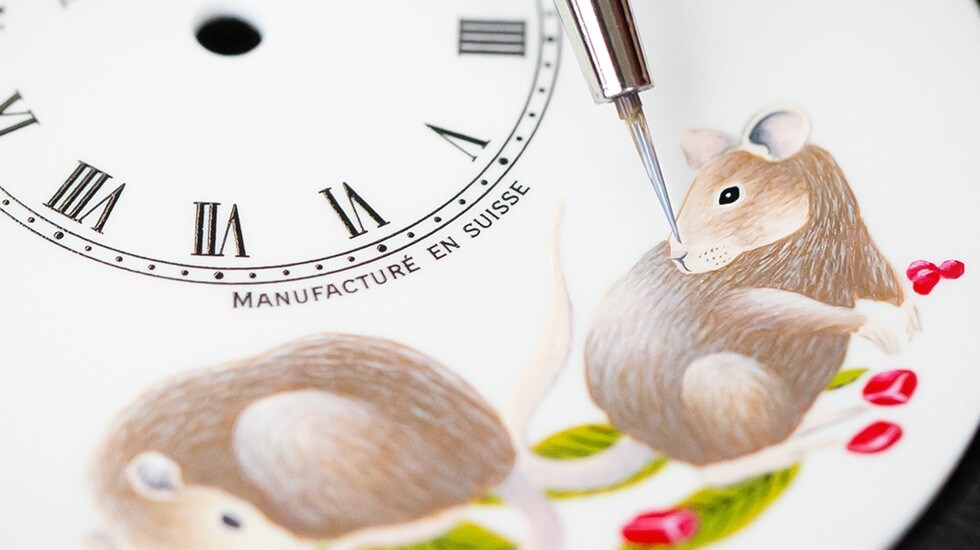 Jaquet Droz, Petite Heure Minute Rat, J005003227, Workshop Painting