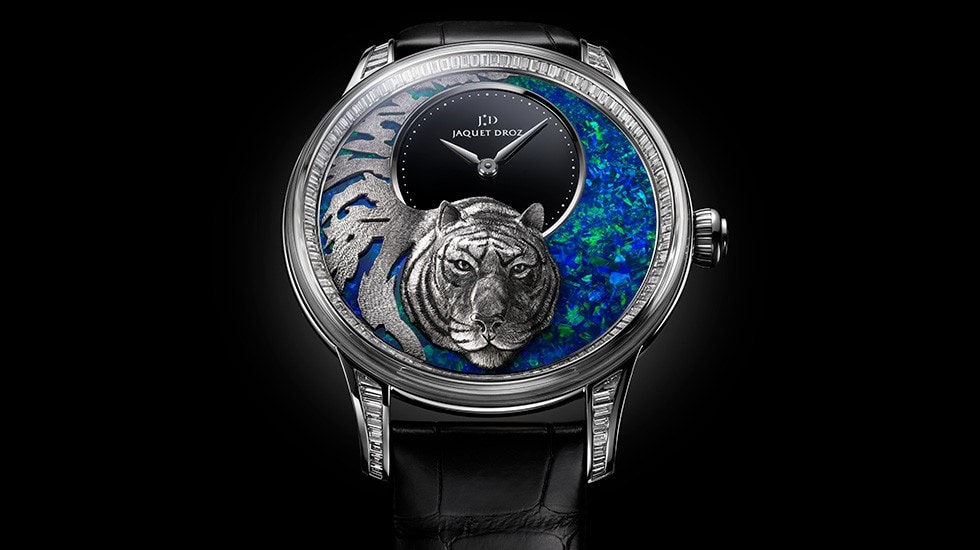 Jaquet Droz, Relief Petite Heure Minute Tiger, J005024288, Ambiance
