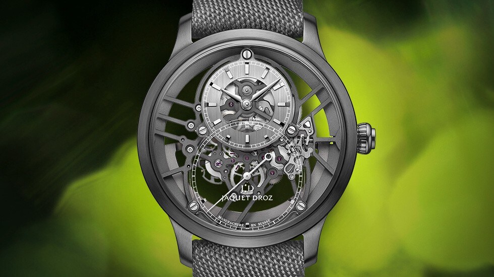 Jaquet Droz, Grande Seconde Skelet-One, J003525542, Front
