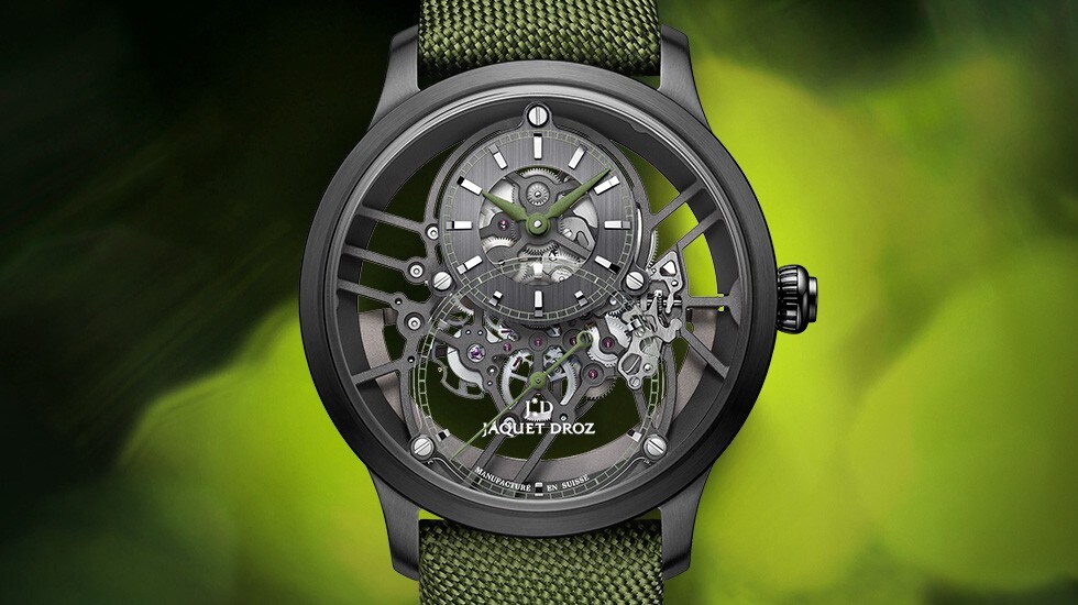 Jaquet Droz, Grande Seconde Skelet-One, J003525545, Front