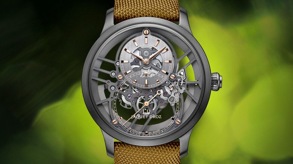 Jaquet Droz, Grande Seconde Skelet-One, J003525547, Front
