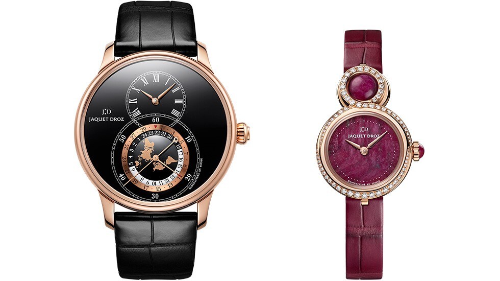 Jaquet Droz, Shop in Shop at Daimaru Shinsaibashi Main building, Osaka, Grande Seconde Dual Time and Lady 8 petite