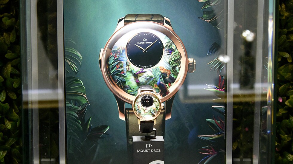 Jaquet Droz, Story Of The Unique Exibition in New York, Tropical Bird Repeater