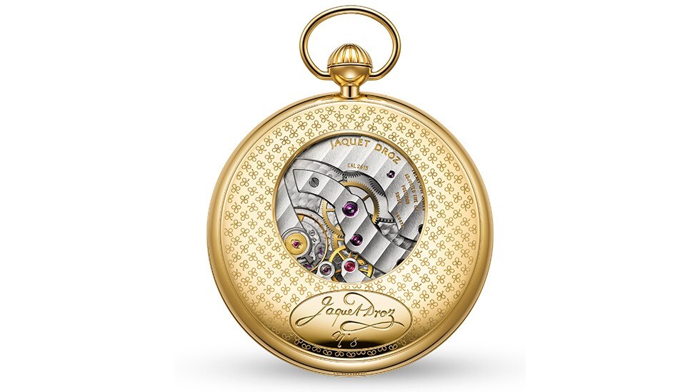 Jaquet Droz, Grande Seconde Pocket Watch, Back, J080031000