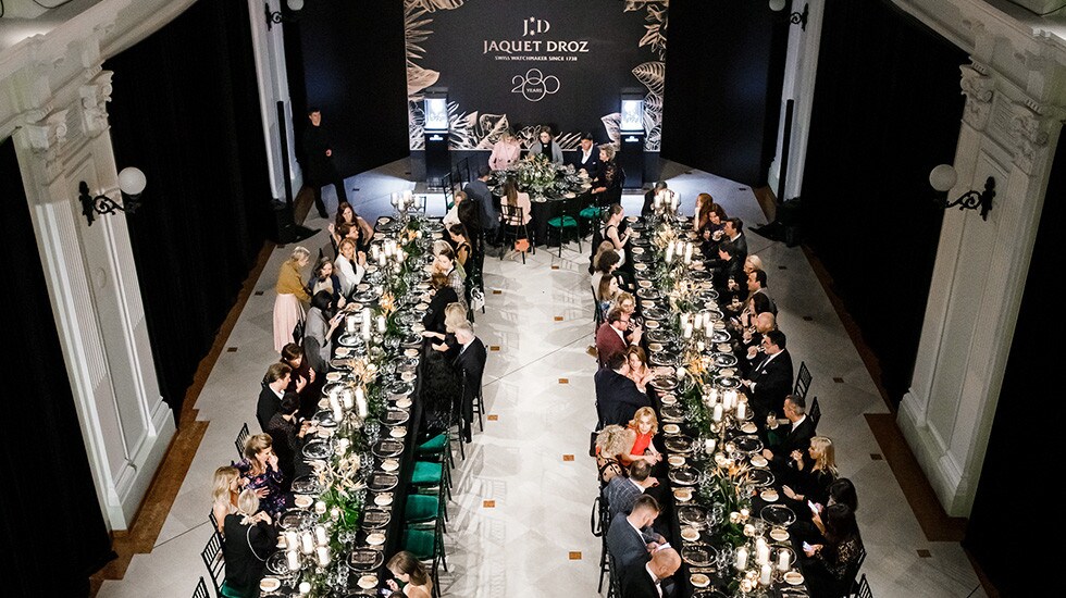 Jaquet Droz, The Story Of The Unique, Guests Dinner