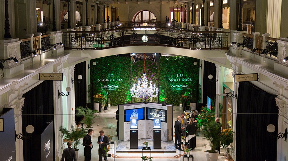 JAQUET DROZ CELEBRATES ITS 280 YEAR ANNIVERSARY IN RUSSIA’S HISTORIC PETROVSKY PASSAGE