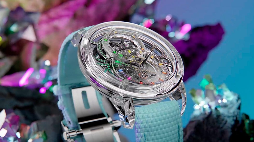 Jaquet Droz, Tourbillon Skelet Sapphire - Rainbow Set, Ambiance