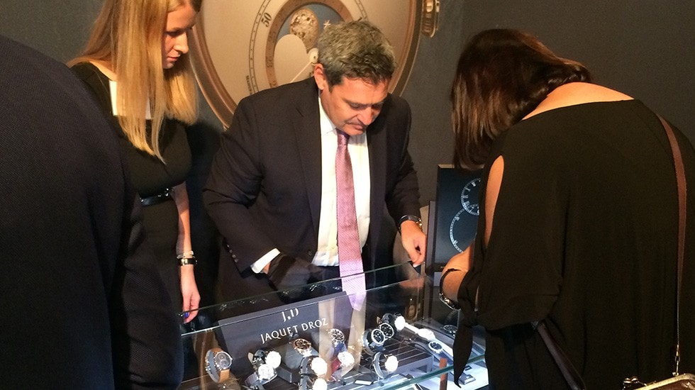 JAQUET DROZ AT WATCHTIME SHOW IN NEW YORK