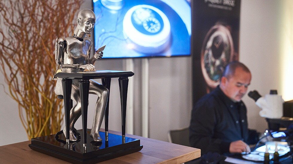 Jaquet Droz, Workshop Event Geneva, The Poete Automaton and Artist