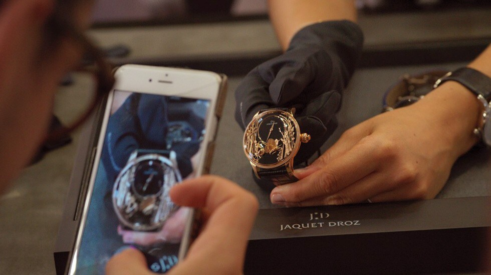 CELEBRATING JAQUET DROZ’S LATEST 2017 NOVELTIES PRESENTATION TO PRESS & CLIENTS, AT THE PARISIAN BOUTIQUE OF 8 RUE DE LA PAIX