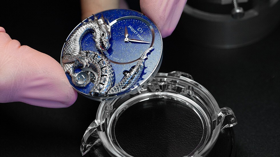 DRAGON AUTOMATON SAPPHIRE - LAPIS LAZULI | Jaquet Droz