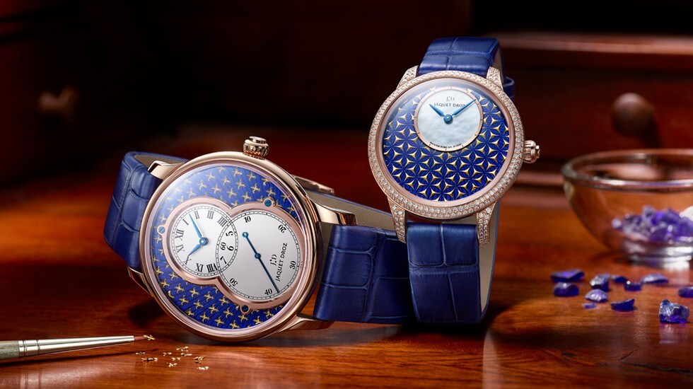 Jaquet Droz, The Art of Paillonné Enameling, J003033437, J005003244, Ambiance