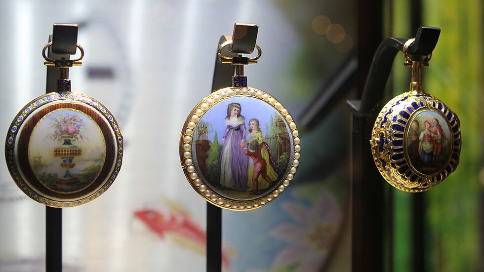 JAQUET DROZ LAS VEGAS EXHIBITION POCKET WATCHES