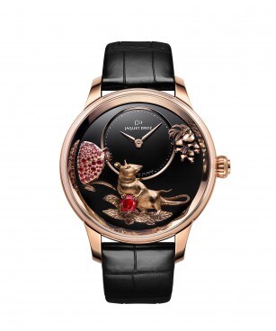 Jaquet Droz, Petite Heure Minute Relief Rat, J005023291, Front