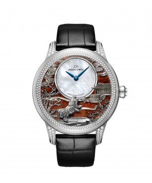 Jaquet Droz, Petite Heure Minute Relief Dog, J005024283, front 