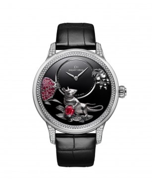 Jaquet Droz, Petite Heure Minute Relief Rat, J005024285, Front