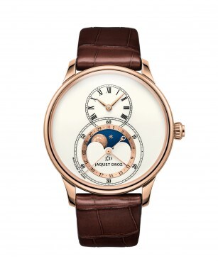 J007533200, GRANDE SECONDE MOON IVORY ENAMEL, front