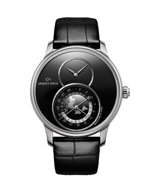 Jaquet Droz, Grande Seconde Dual Time Onyx, J016030271, Front