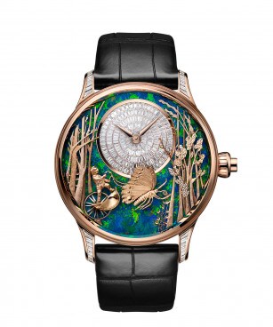 Jaquet Droz, Loving Butterfly Automaton, Front